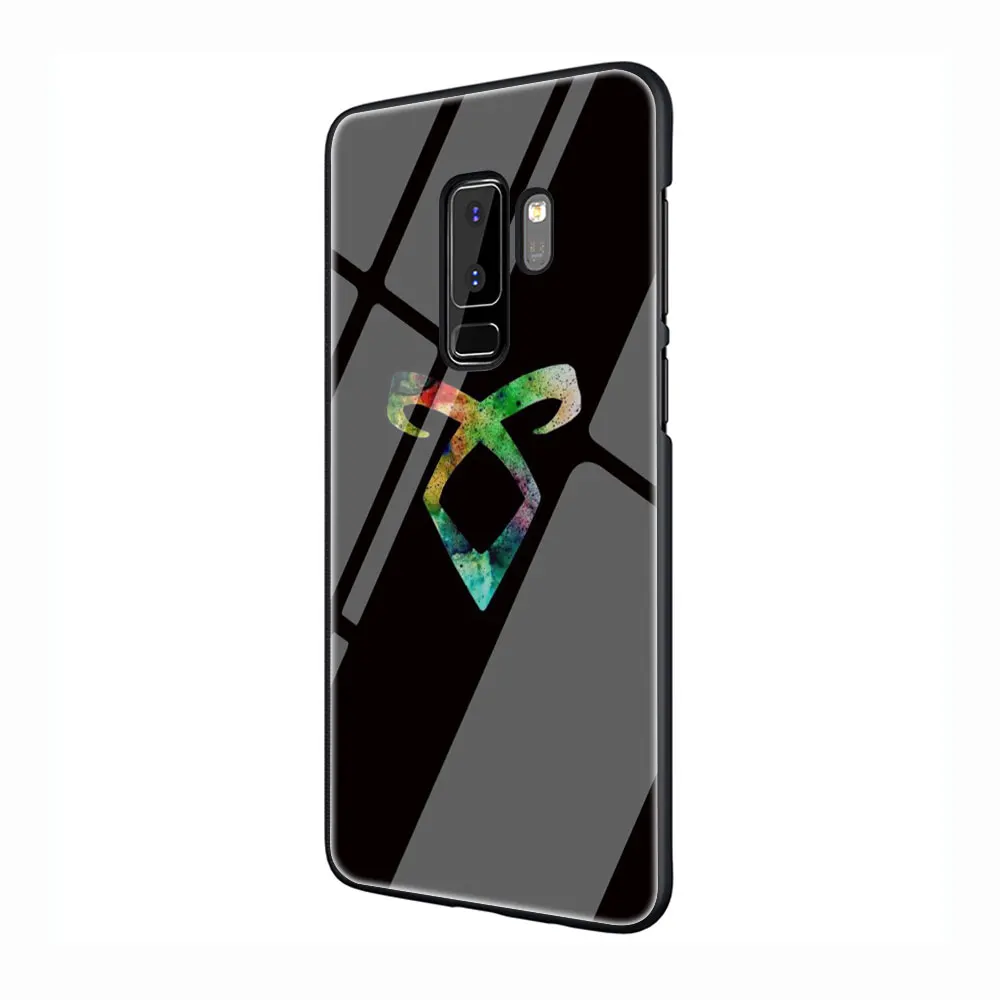 G11 Сумеречные закаленное Стекло TPU черный чехол для Galaxy S7 Edge S8 S9 плюс S10 Note 8, 9, 10, A10 20 30 40 50 60 70 - Цвет: G11