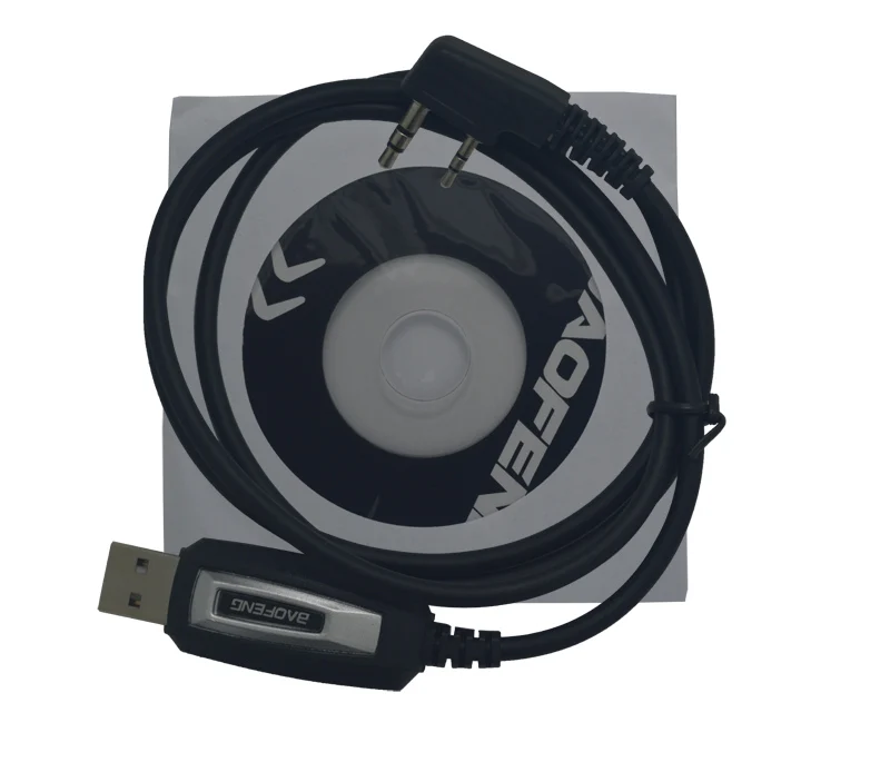 Baofeng USB Кабель для программирования, драйвер CD для UV-5RE UV-5R Pofung UV 5R uv5r 888S UV-82 UV-B5, двухсторонняя рация