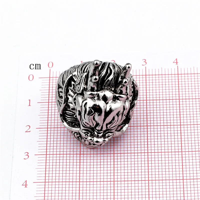 1 шт. большое кольцо с головой злого дракона для женщин и мужчин модное античное