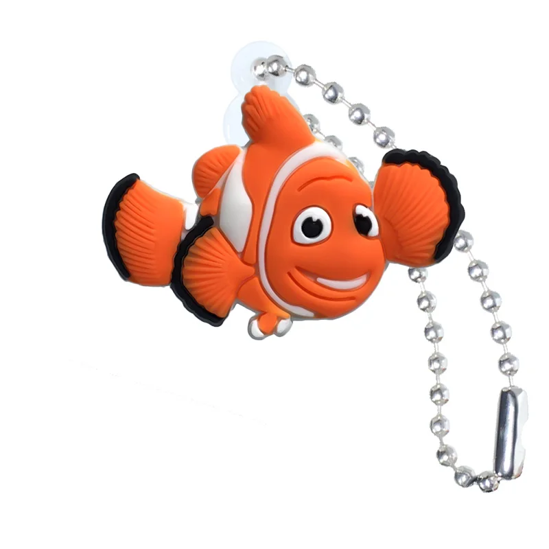 8205-02x20pcs 20 шт милые морские животные мультфильм шарик-амулет цепь рыбки брелок крышка DIY аксессуары на кольцо для ключей дети игрушки вечерние подарок - Цвет: 8205-02x20pcs