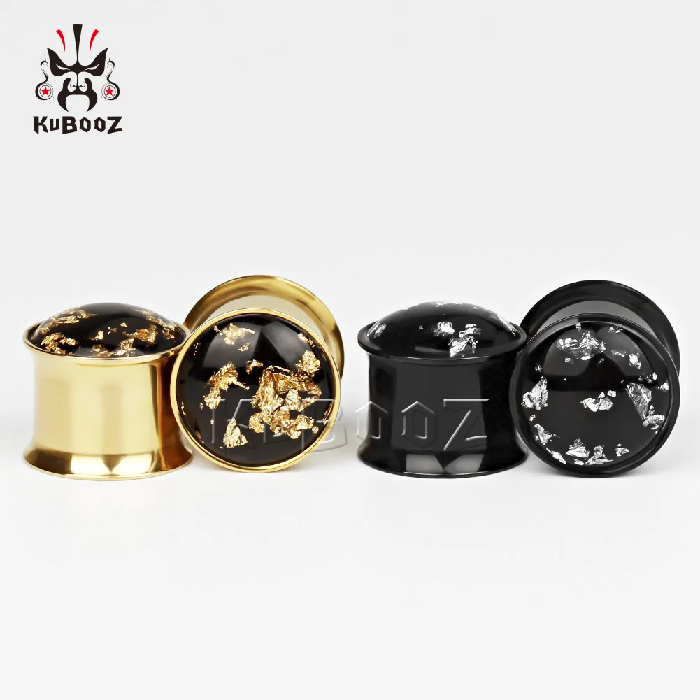 KUBOOZ туннели для ушей шпильки для пирсинга Guage ювелирные изделия с расширителем для тела носилки модные подарочные серьги 10 шт./партия