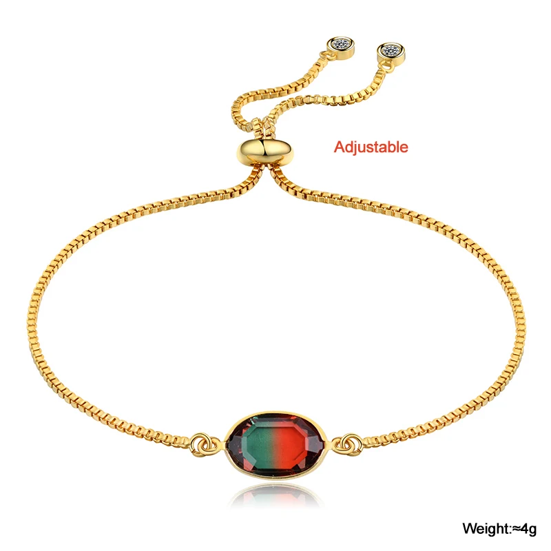 Модные регулируемые браслеты на удачу для женщин и девушек золотая цепочка