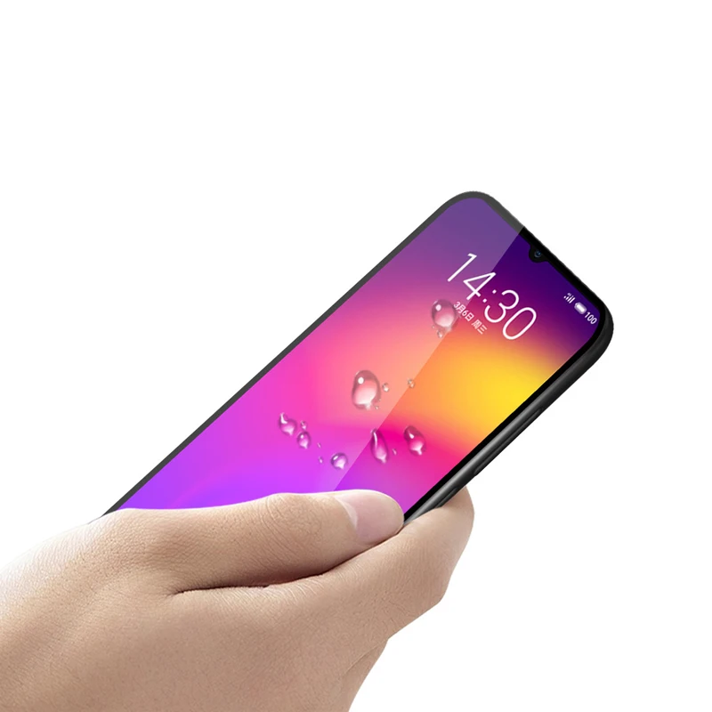Закаленное Стекло для Meizu M9 Примечание полное покрытие 9 H защитная пленка Экран