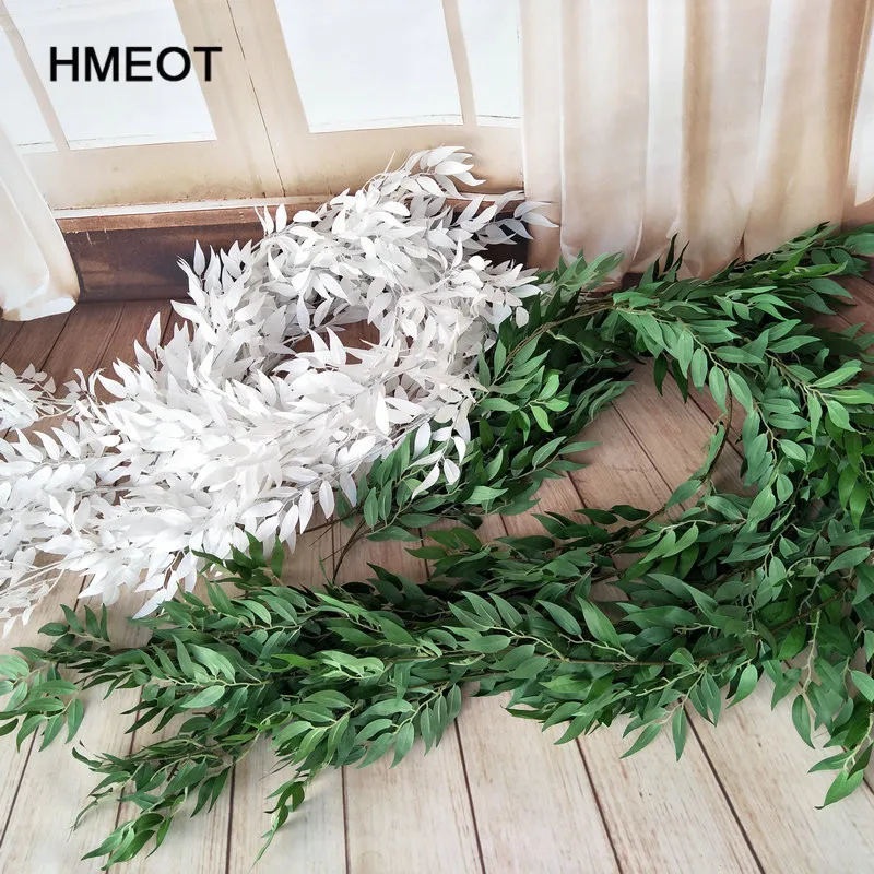 Высококачественная имитация ивовой лозы HMEOT 1 7 м свадебный цветок искусственные