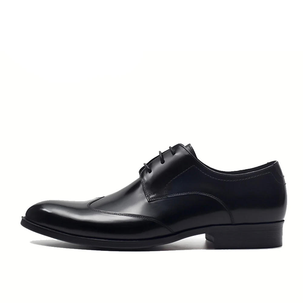 Мужские деловые туфли Sipriks из натуральной кожи с острым носком|shoes pointed|shoes businessshoes