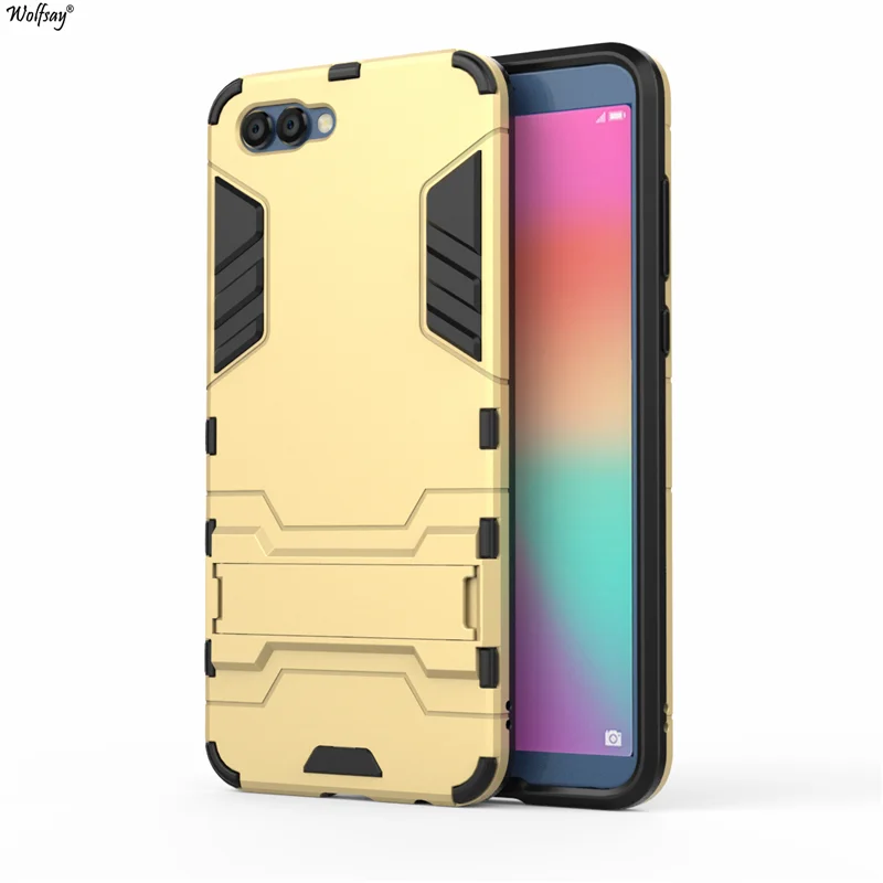 Wolfsay Cover For Huawei Honor V10 Case Slim PC + Soft Rubber Armor Phone for |