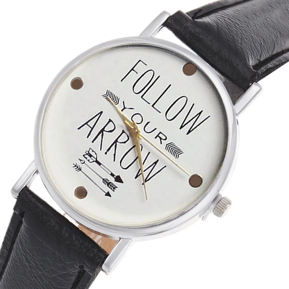 Женские наручные часы montre femme, Новое поступление, кожаный ремешок, цитата, аналоговые кварцевые часы Vogue, Прямая поставка& Ff