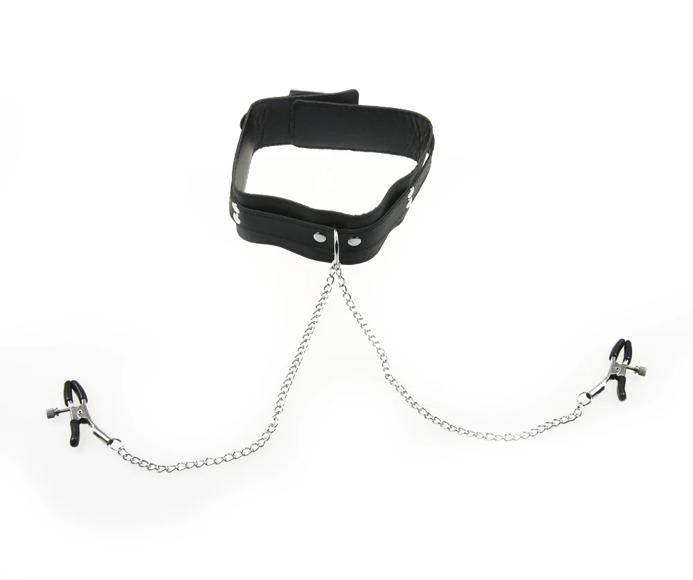 Воротник и Колье Зажимы Для Сосков Кабала Использовать BDSM Связывание Фетиш Порно