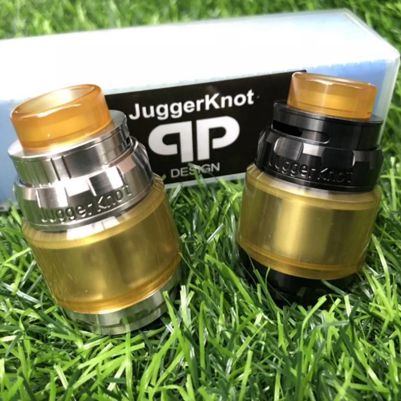 Лучший 1:1 Juggerknot RTA 28 мм диаметр 4 мл/6 мл емкость топ бак воздуха vape 316 нержавеющая