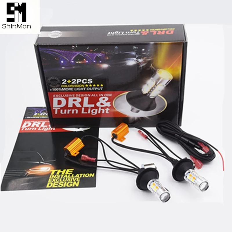 

led DRL Daytime Running Light& Front Turn Signal all in one car led light fit for Nissan SYLPHY
