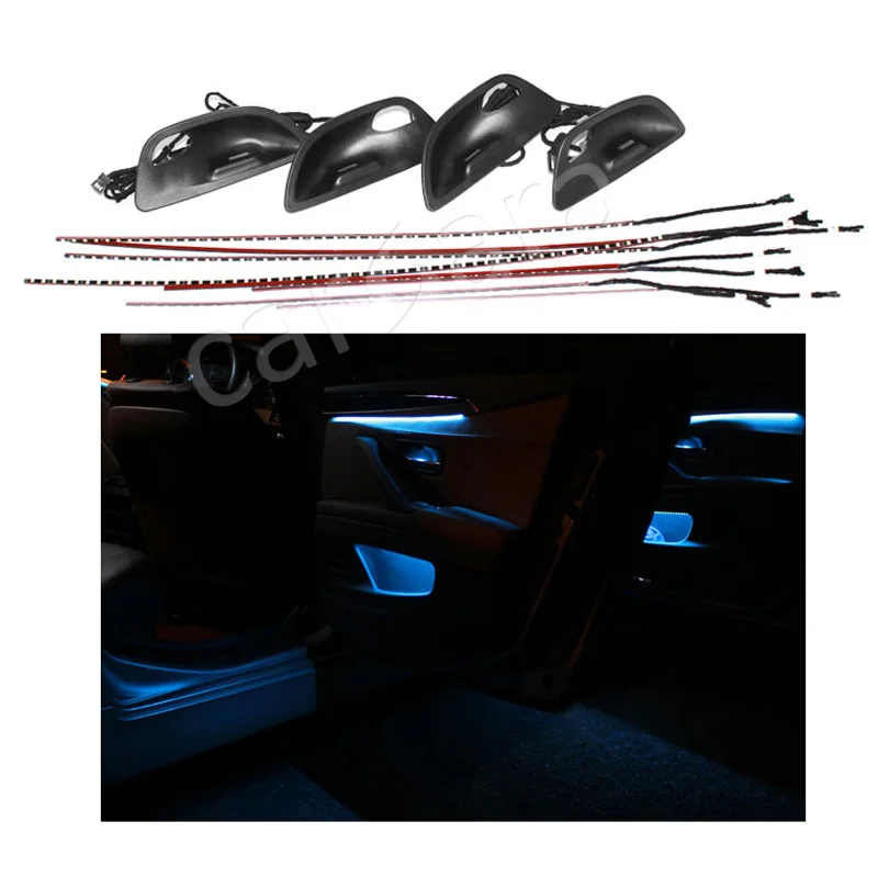 Внутренняя светодиодная декоративная световая полоса атмосферы для B MW 5 Series F10 F18
