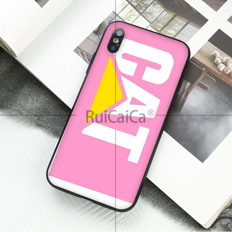 Чехол для мобильного телефона Ruicaica с логотипом гусеницы Apple iPhone 8 7 6 6S Plus X XS MAX 5 5S SE