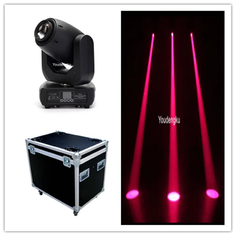 4 шт. с футляром на заказ вращающаяся голова DMX stage light150w led движущийся головной Луч