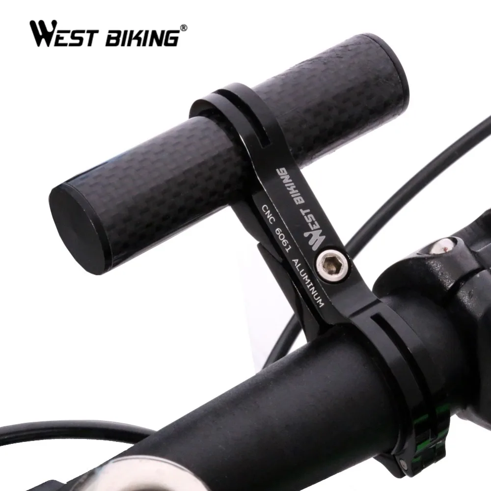 WEST BIKING велосипедный руль удлинитель Алюминий сплава светильник крепление бар
