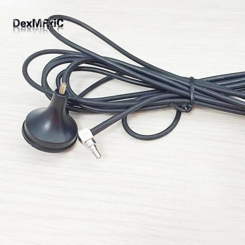 2.4GHz 7dBi High gain Omni WIFI Antenna Magnetic base 3M cable CRC9 male #1 images - 6