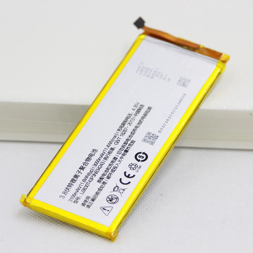 5 шт./Лот Новый аккумулятор для ZTE Nubia 3100 мАч Li3830T43P3hB34243 Z7 MAX NX505J умная