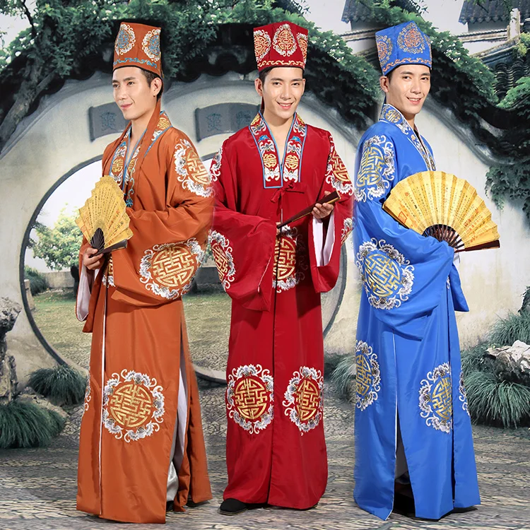 

Special Fashion high quality Unisex traditional Clothes male costume chinese style wedding stage Halloween Outfit