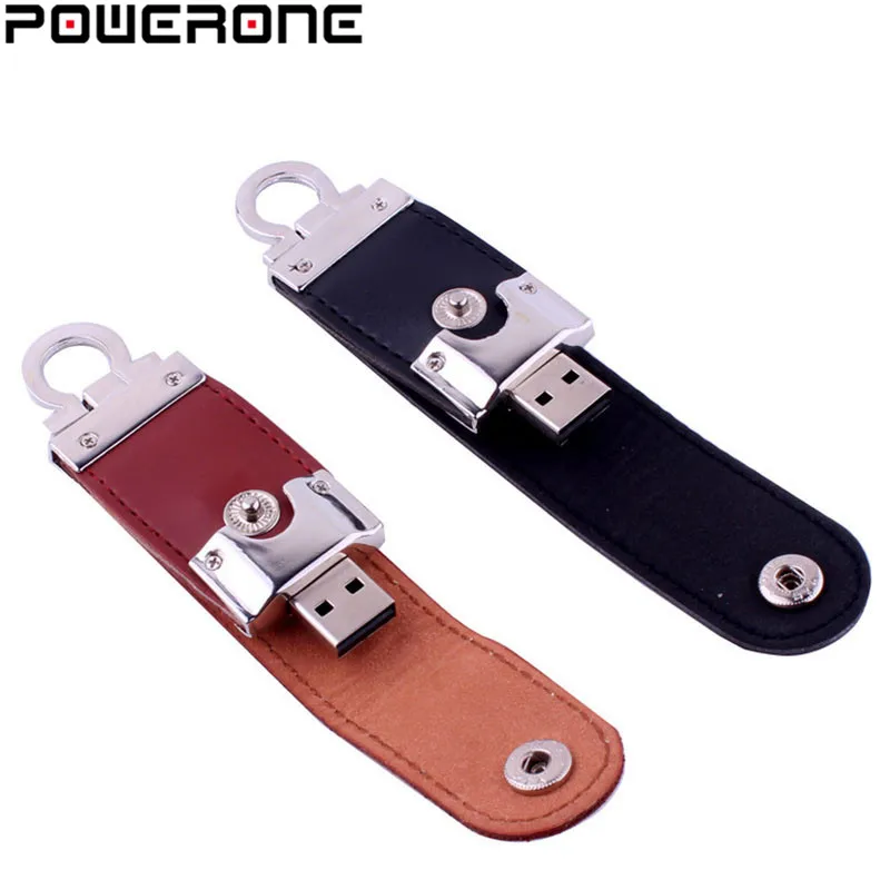 POWERONE кожаный usb флэш-накопитель с мехом брелок для ключей брелок кожаный брелок на флэшке, 8 Гб оперативной памяти, 32 Гб встроенной памяти, коммерческих флеш-накопитель 4gb 16gb подарок usb creativo