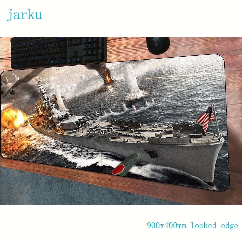 Игровой коврик для мыши world of warship 900x400 мм с HD узором|Коврики мышей| |