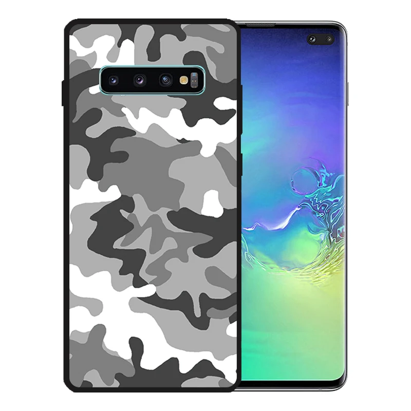 Мягкий силиконовый черный чехол для samsung Galaxy S10 5G S8 S9 Plus S10E Note 10 Pro 9 8 Прочный