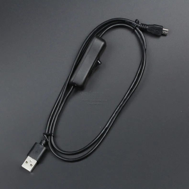 Raspberry Pi 3 USB в DC кабель 5 в 2.5A с переключателем Micro USB кабель зарядное устройство Источник питания переменного тока для Raspberry Pi 4 5 В 3A кабель type C
