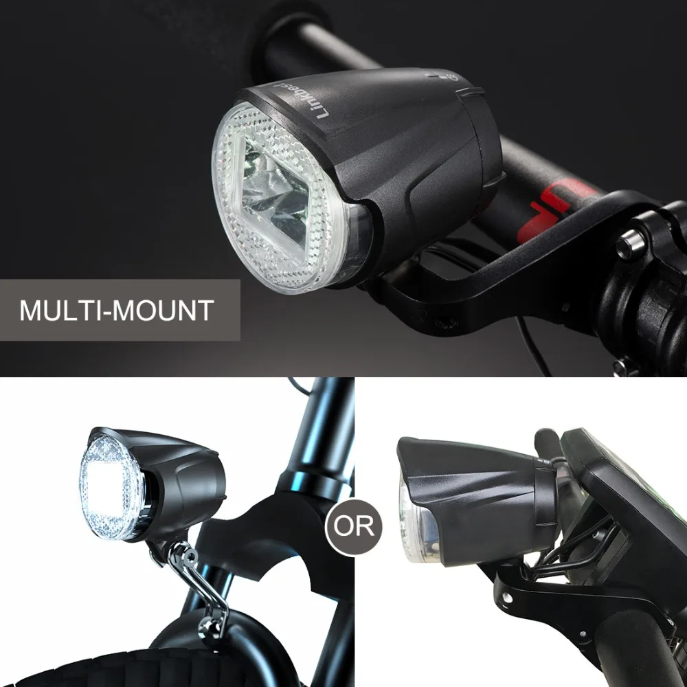 Светодиодный фсветильник для велосипеда Linkbest StVZO одобрен Cree LED 40 Lux
