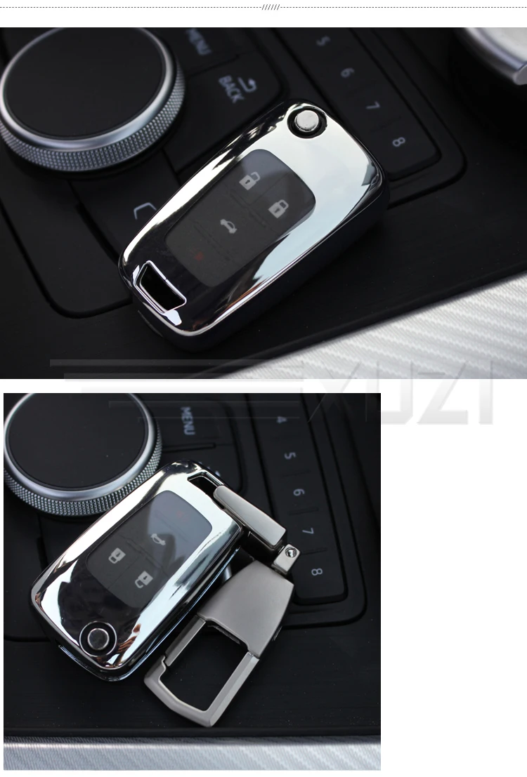 Чехол для ключей автомобиля из ТПУ для Chevrolet Camaro Malibu Cruze Aveo Trax Opel Astra Corsa Meriva Zafira Antara Astra J Builk Buick