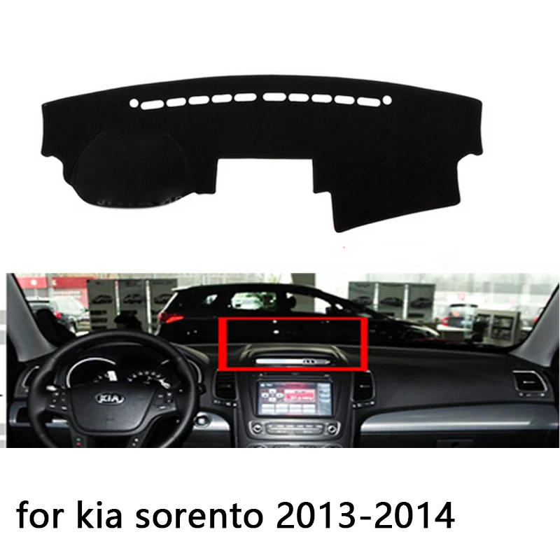 Коврик для приборной панели Kia sorento 2013 2014 защитный коврик накидка подушка