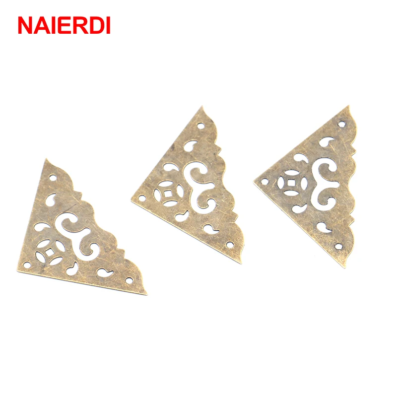 Шкатулка для украшений NAIERDI бронзовый декоративный Угловой протектор