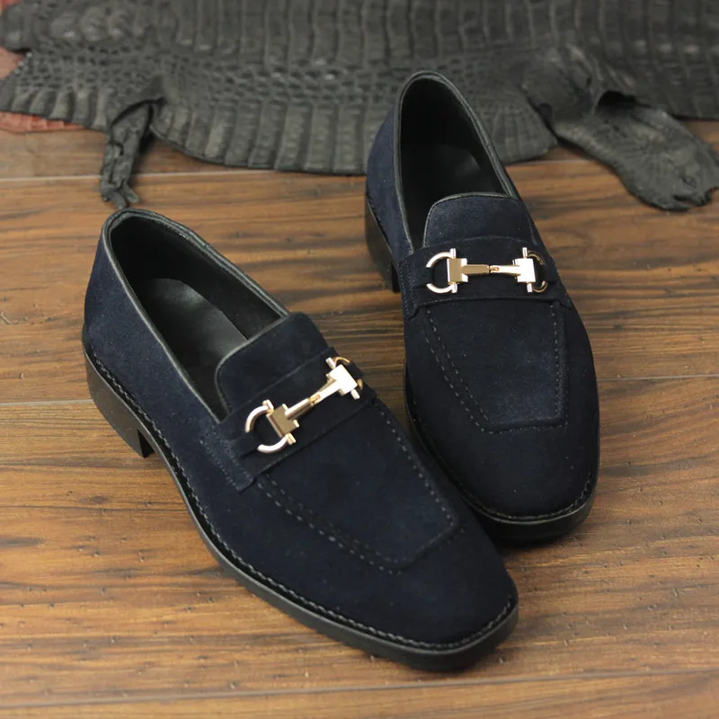 MALONEDA Real Suede Leather Men Loafers Comfortable Handmade Goodyear Slip on Shoes Genuine Soles | Обувь