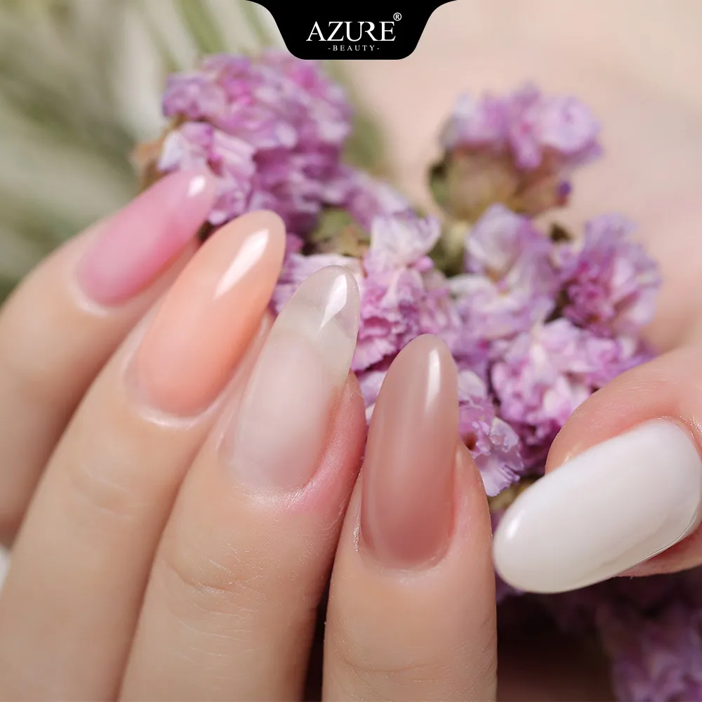 Лак для ногтей Azure Beauty светодиодный Гель лак с расширенным стеклом набор дизайна