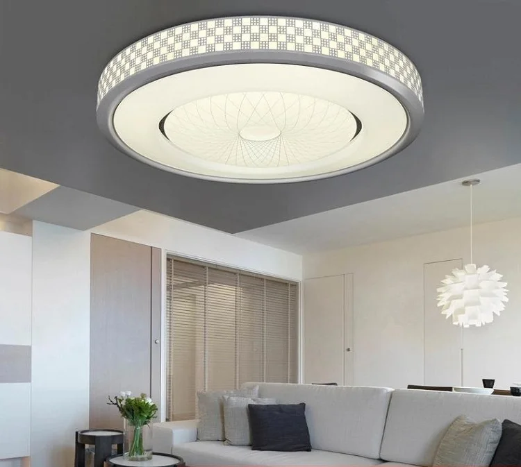

Simple and modern circular bedroom living room LED Ceiling light remote control dimming corridor balcony Ceiling lamps 110-240V