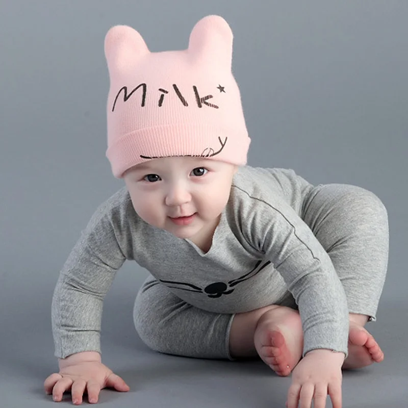 Baby Hat Boy Girl Beanie Cap for Newborn Infant Toddler Fashion Elastic Style Hats 0-12 Months | Детская одежда и обувь