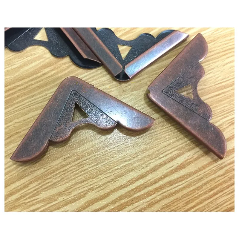 Красные бронзовые Альбомы для скрапбукинга угловые протекторы Металлические