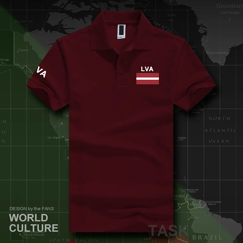 

Latvia Latvija polo shirts men short sleeve white brands printed for country 2017 cotton nation team flag new casual Latvian LVA