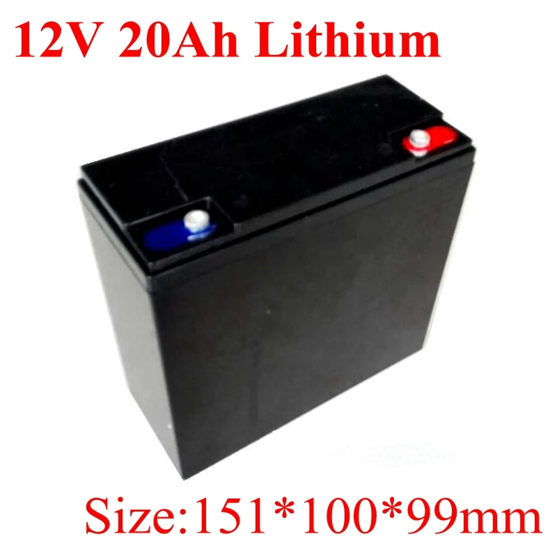 12v 300w батарея 20AH литиевая Li Ion 18650 BMS 3S для солнечного инвертора Miner's 350W 550W Xenon +