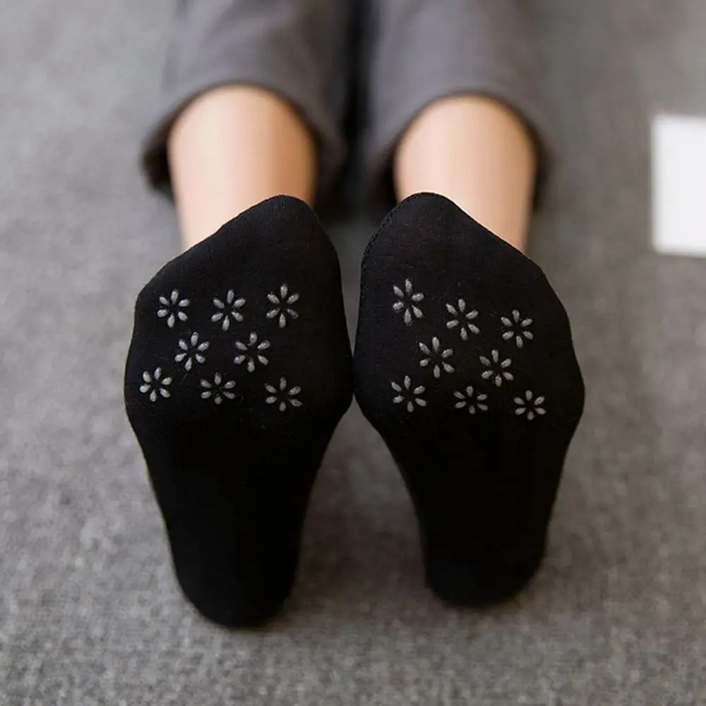 1 пара женские летние нескользящие носки до щиколотки с невидимой подкладкой