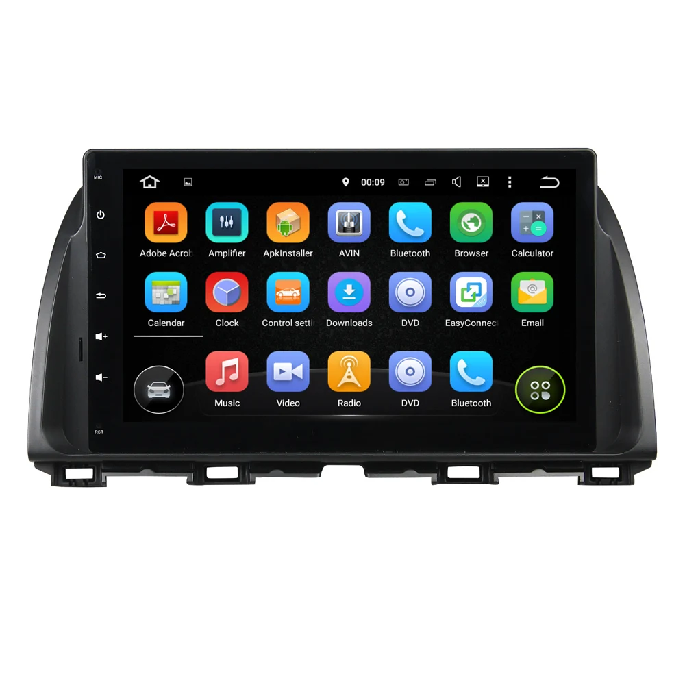 Автомобильный DVD плеер с 10 1 дюймовым экраном Android 5 навигационной системой GPS