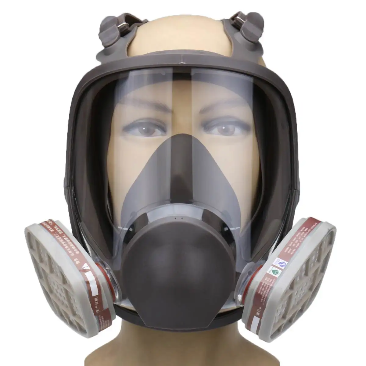 No. 3 filter box SAFURANCE полное напыление лица spraying противогаз 2X сажевый хлопковый фильтр на рабочем месте защитные принадлежности - Цвет: No. 3 filter box