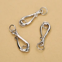 louleur 5pcs chic copper clasps for diy jewelry findings lobster clasp hooks with jump rings for necklaces bracelets