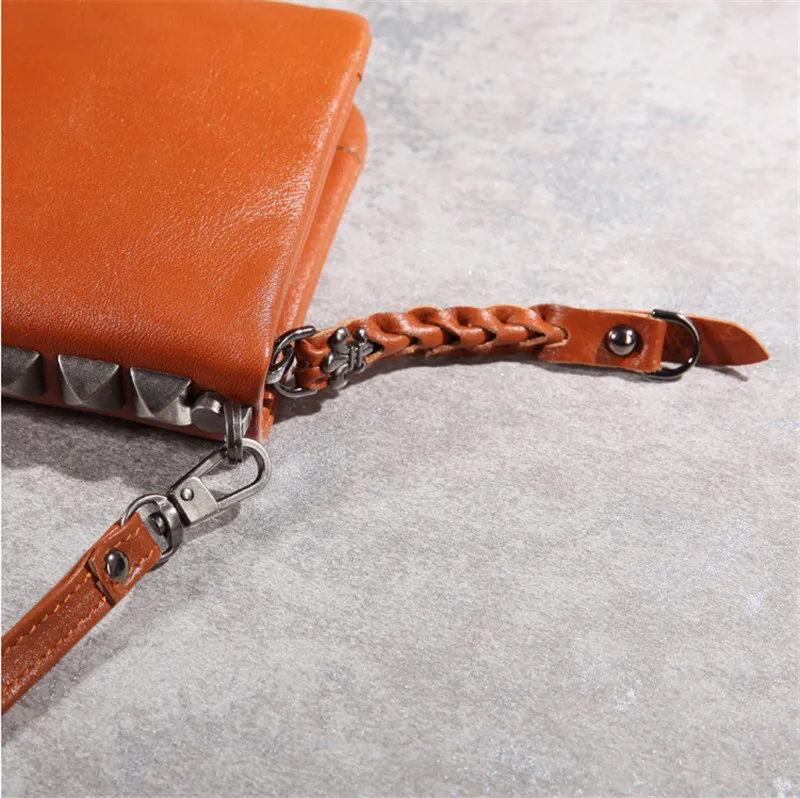 ALAVCHNV2017 татуировки ретро кожаный бумажник многоцелевые длинный участок первый