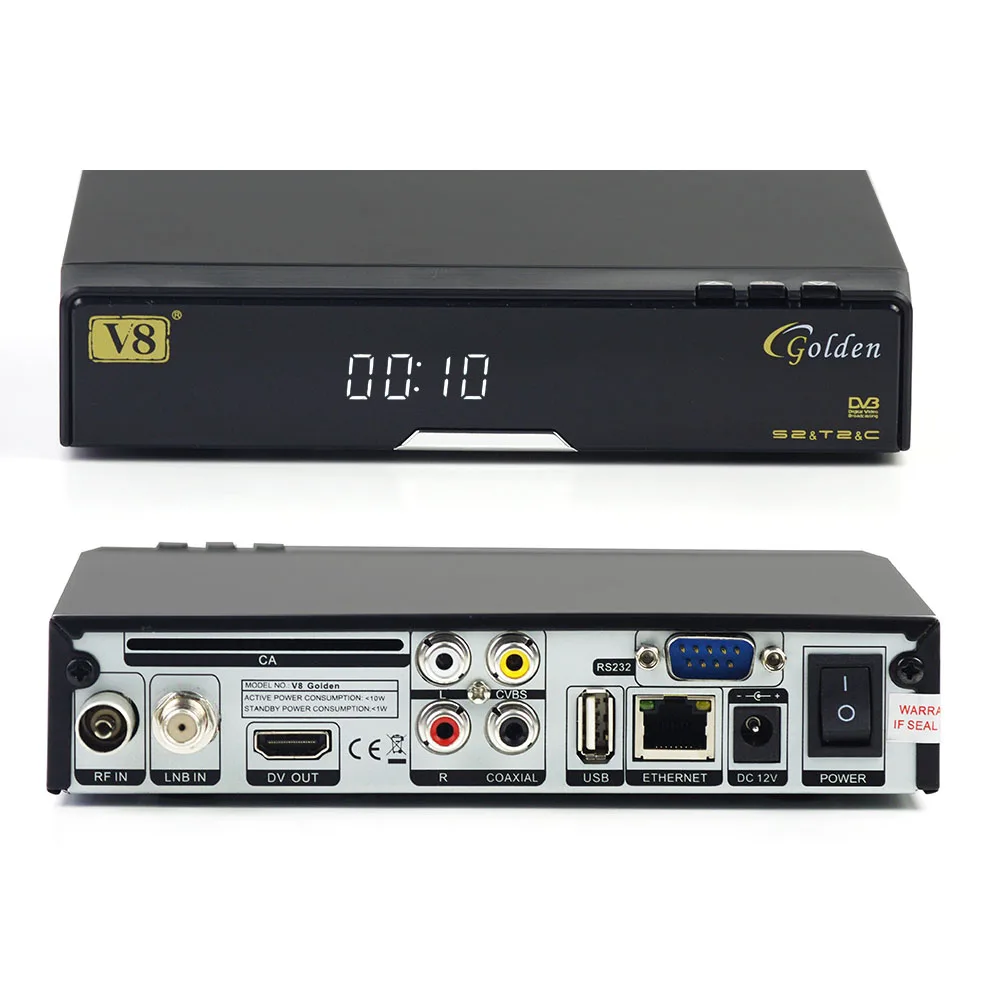 2016 новые V8 Золотой DVB-S2 + DVB-T2 DVB-C спутниковый ТВ комбинированный приемник