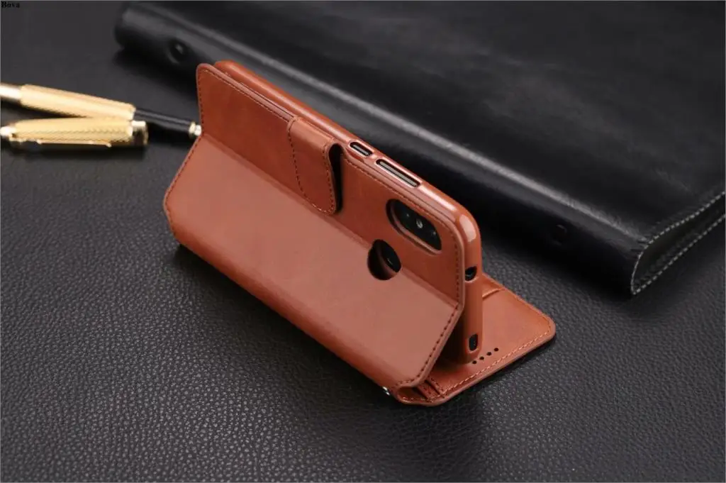 Чехол AZNS для Xiaomi mi A2 Lite из искусственной кожи чехол держатель для карт кошелек чехол для Xiaomi mi A2 Lite(красный mi 6 Pro