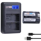 Аккумулятор PowerTrust, 1 шт., 2650 мАч, BP-511, BP 511, BP511, BP511A, двойное зарядное устройство USB с ЖК-дисплеем для Canon EOS 40D, 300D, 5D, 20D, 30D, 50D