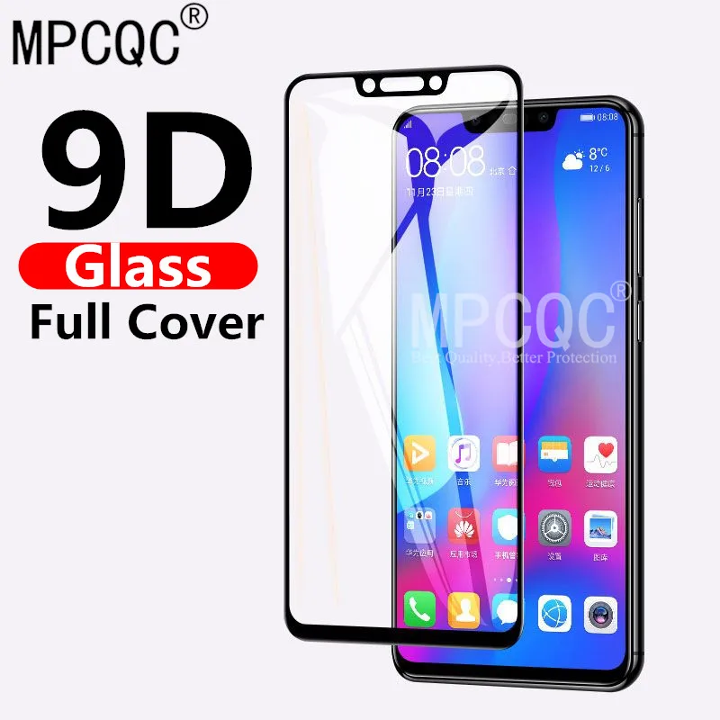 9D изогнутое закаленное стекло на huawei P smart Plus 2019 протектор экрана + Защитная