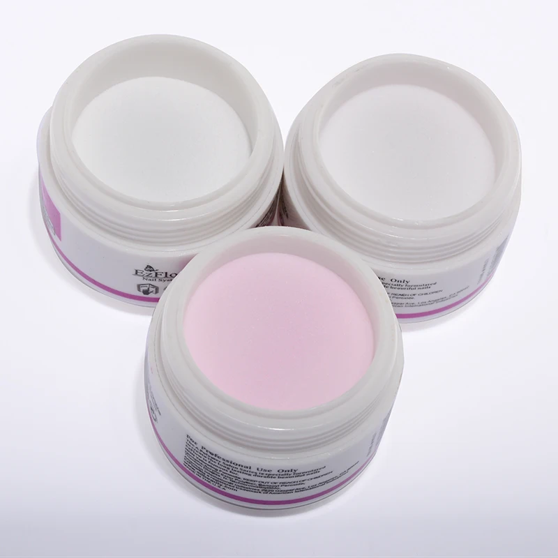 15 г прозрачный розовый белый 3 цвета акриловый порошок кристалл ногтей