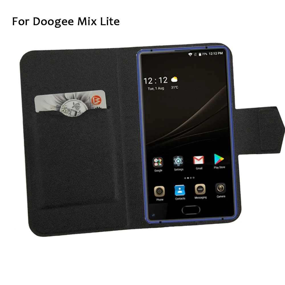 5 цветов Лидер продаж! Doogee Mix Lite кожаный чехол для телефона роскошный с откидной