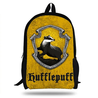 A8000 Harri Potter Hufflepuff Ravenclaw дизайнерская школьная сумка, рюкзак для студентов, школьная сумка, рюкзак для ноутбука, повседневный рюкзак, рюкзак - Цвет: A8000