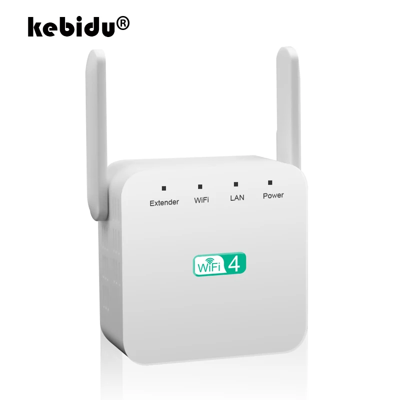 Kebidu Беспроводной Wi-Fi ретранслятор 300 Мбит/с 802.11n/b/g сетевая антенна WIFI Усилитель