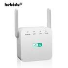 Kebidu Беспроводной Wi-Fi ретранслятор 300 Мбитс 802.11nbg сетевая антенна WIFI Усилитель сигнала ретранслятор Wi-Fi